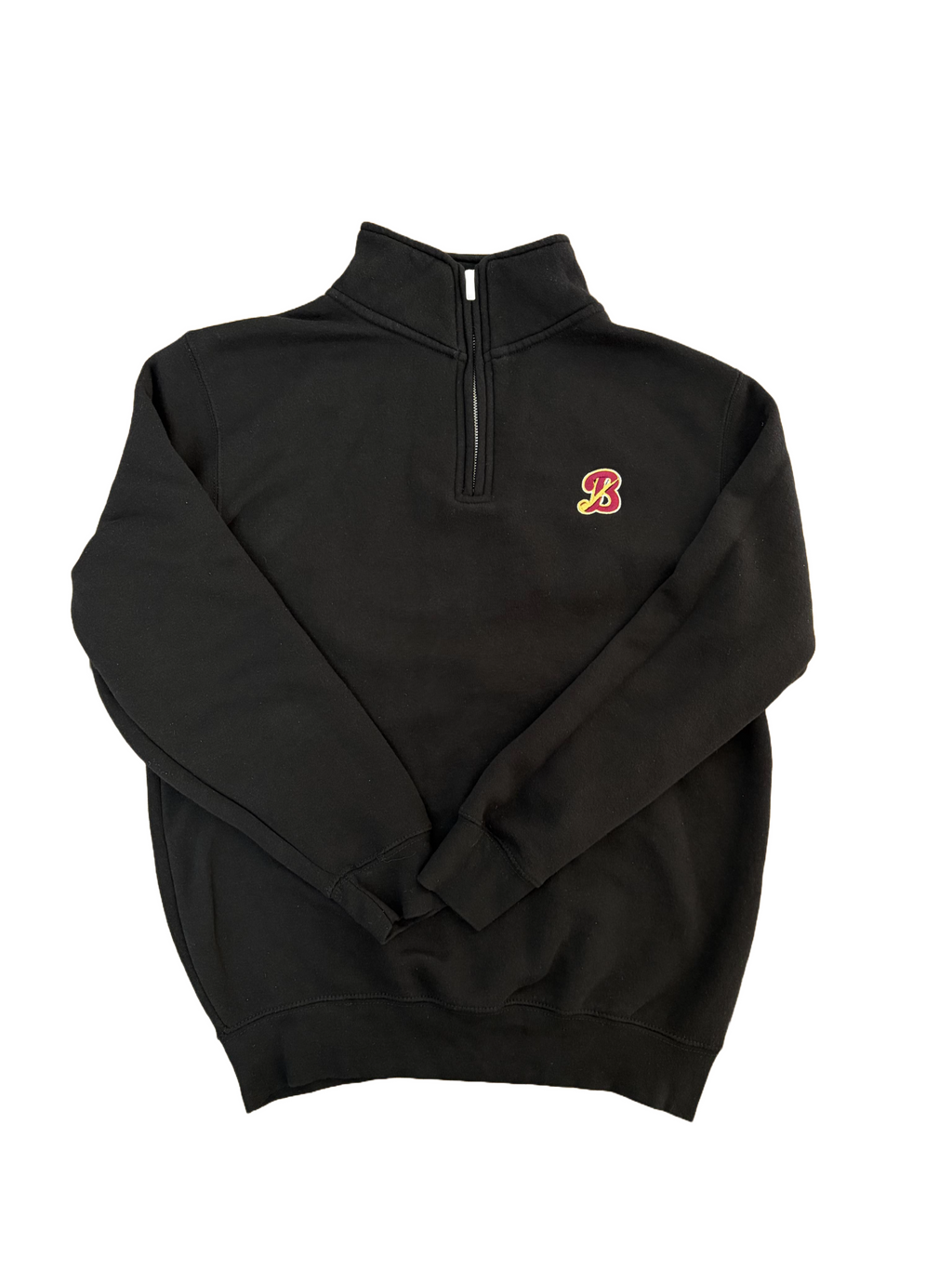 Black "B" Quarter-Zip