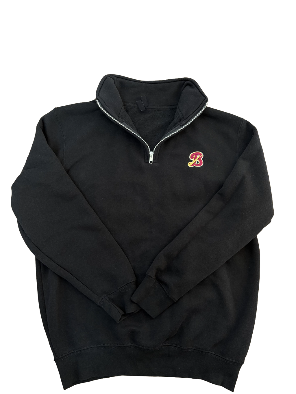Black "B" Quarter-Zip