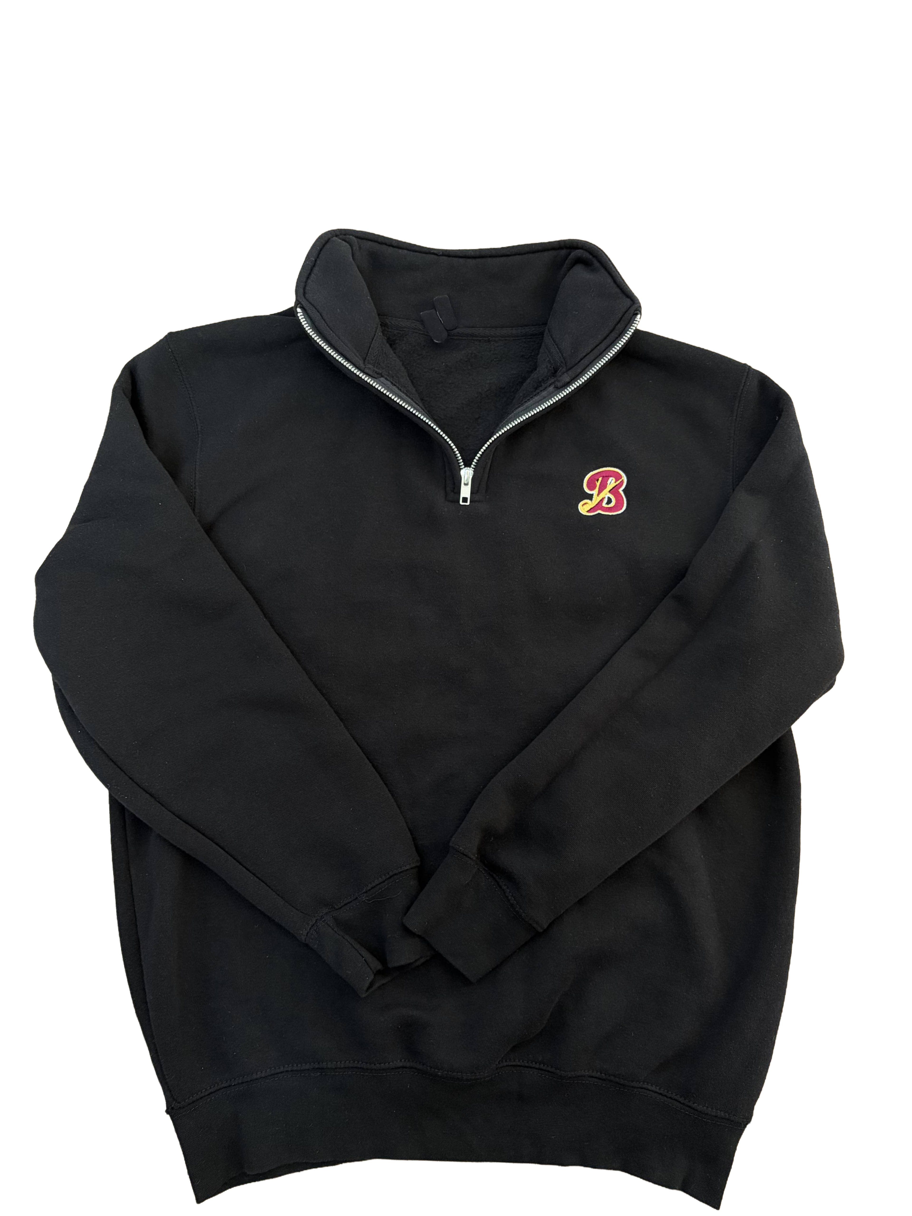 Black "B" Quarter-Zip